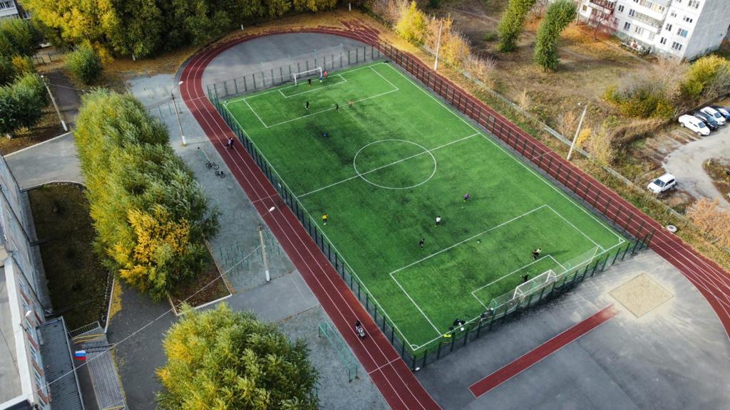 фото стадион в Магнитогорске - работа Территории спорта