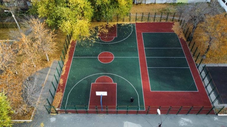 фото баскетбольной площадки - работа Территории спорта